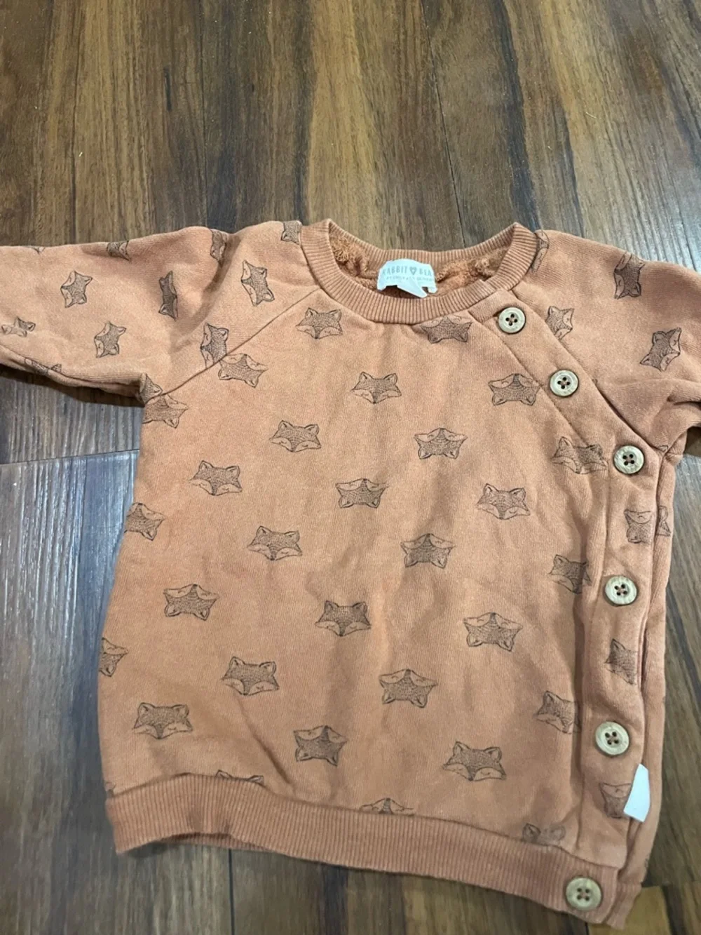 Rabbit and Bear organic 24 month fox outfit boy gender neutral